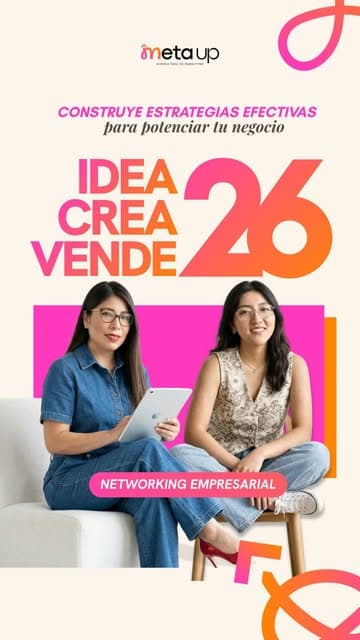 Taller Idea Crea Vende de MetaUp