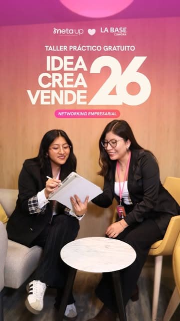 Taller Idea Crea Vende de MetaUp